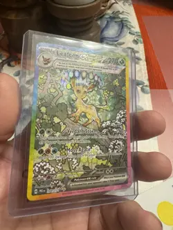 Pokemon TCG Leafeon ex 144/131 Prismatic Evolutions SIR - Image 2