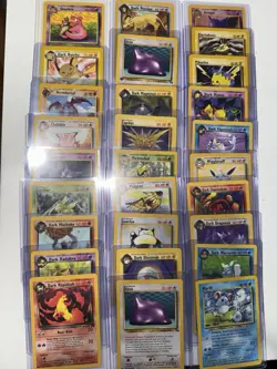 WotC Pokemon Lot Some 1st Edition NM To HP Base Set Jungle Fossil Neo Non Holo - Image 1