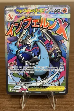 Pokemon TCG Mega Charizard X EX 023 Black Star UPC Promo Phantasmal Flames NM/M - Image 1