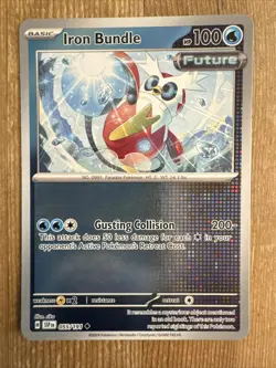 Iron Bundle 055/191 Pokemon Scarlet Violet Surging Sparks Reverse Holo NM - Image 1