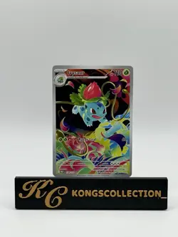 Ivysaur 134/132 Illustration Rare Full Art Pokemon Mega Evolution Pack Fresh - Image 1