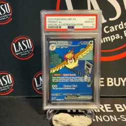Pokemon 2023 Pidgeot ex 225/197 Full Art SIR Obsidian Flames GEM MINT PSA 10 - Image 1