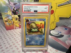 PSA 1st Edition Omanyte #52 Pokemon Fossil 1999 - Image 1