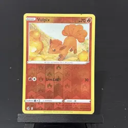 Pokemon - Vulpix - 028/264 - REVERSE HOLO - FUSION STRIKE - Image 1