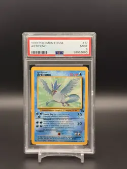 1999 Pokemon Fossil Articuno 17/62 Non Holo PSA 9 MINT - Image 1