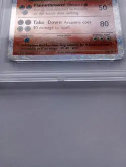Pokemon 1x Arcanine - Legendary Collection Reverse Holo - PSA 9 - Image 3