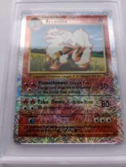 Pokemon 1x Arcanine - Legendary Collection Reverse Holo - PSA 9 - Image 5