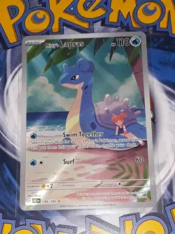 Misty's Lapras 194/182 Illustration Rare Destined Rivals Pokemon TCG - Image 1