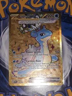 Lapras EX SVP 164 Promo Scarlet & Violet Pokemon TCG - Image 1