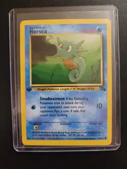 Pokemon TCG Horsea Fossil First Edition Near Mint 49/62 - Image 1