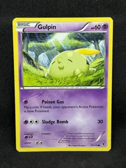 2014 Pokemon XY Phantom Forces Gulpin 37/119 Common Basic HP - Image 1