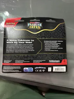 Pokemon TCG Paldean Fates Tech Sticker Collection Fidough Promo, 3 Pack - Image 2