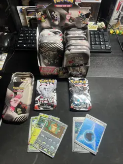 Pokemon Unova Mini Tin Set of 8 Display Box w/ pack bulk Please read description - Image 2