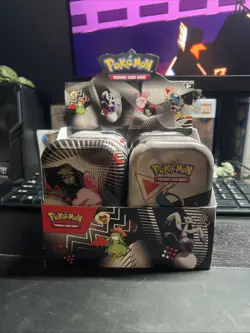 Pokemon Unova Mini Tin Set of 8 Display Box w/ pack bulk Please read description - Image 3
