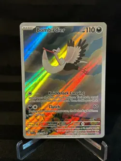 Pokemon TCG Bombirdier Illustration Rare #219/198 SV: Scarlet and Violet NM/M - Image 1