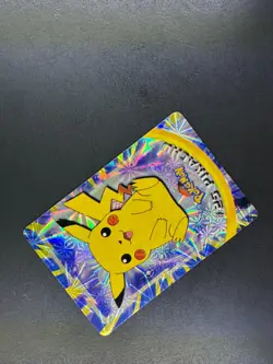 topps Pokemon TV Animation Series 1 Vending Sticker Prism RARE #25 Pikachu - Image 2