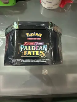 Pokemon Paldean Fates Tin Great Tusk ex 4 Packs New Sealed English SEALED NEW - Image 3