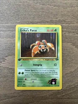 Erika’s Paras 71/132 - Gym Challenge - 1st Edition - WOTC - NM - Image 1