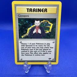 Pokemon TCG Giovanni 18/132 Gym Challenge Holo Rare NM clean never played - Image 1