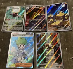 Pokemon Mega Evolution Art Rare, Full Art & Ultra Rare Holo Lot of 4 NM/M! - Image 1