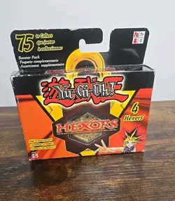 Yu-Gi-Oh Hexors Game Booster Pack (4 Hexors) Mattel 1996 NEW FACTORY SEALED Read - Image 1