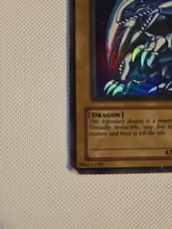 Blue-Eyes White Dragon SDK-001 Starter Deck Kaiba Unlimited Heavy Play - Image 2