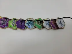 YuGiOh Takahashi Metal Medallions Hexors Coins tags Lot of 24 Yu-gi-oh Tokens - Image 4