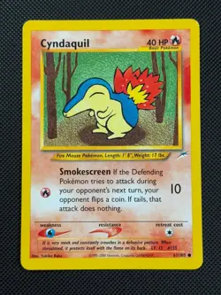 Cyndaquil 61/105 REGULAR Pokemon Card WOTC Neo Destiny Unlimited Common - Image 1