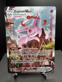 Pokemon TCG SWSH Fusion Strike Espeon VMAX 270/264 Alt Art Secret Rare NM! - Image 1