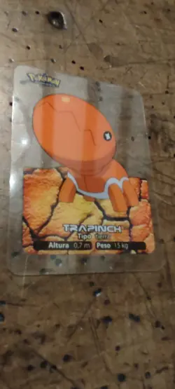 Trapinch 089 Pokemon Lamincards Edibas - ESP - EXC - Image 1