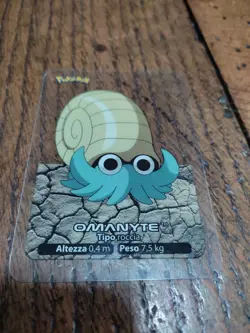 Omanyte 138 Pokemon Lamincards Edibas - ITA - EXC - Image 1
