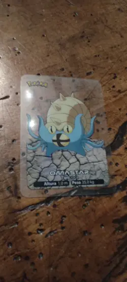 Omastar 139 Pokemon Lamincards Edibas - ESP - GOOD - Image 1