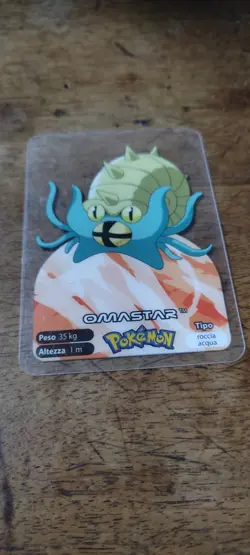 Omastar 139 Pokemon Lamincards Edibas - ITA - GOOD - Image 1