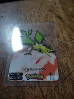 Vibrava 329 Pokemon Lamincards Edibas - ITA - EXC - Image 1