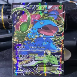 Pokemon Card - Venusaur EX XY 123 Black Star Promo Full Art Holo Standard Size - Image 1