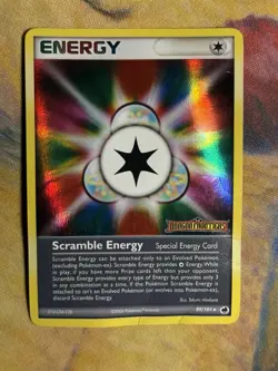 Scramble Energy Pokemon Ex Dragon Frontiers 89/101 Reverse Holo Foil Stamped DMG - Image 2