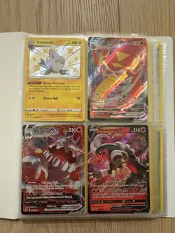 Pokemon Modern Hits binder with full arts and rares. Binder Included - Image 1