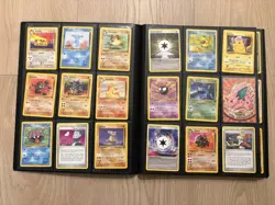 178 Trading Cards in Binder Vintage Pokemon TCG WOTC Holo Rares + Match Attax - Image 3