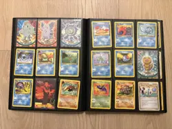 178 Trading Cards in Binder Vintage Pokemon TCG WOTC Holo Rares + Match Attax - Image 4