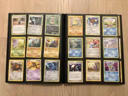 178 Trading Cards in Binder Vintage Pokemon TCG WOTC Holo Rares + Match Attax - Image 5