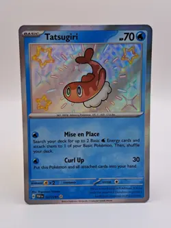 Pokemon Card Tatsugiri 127/091 Shiny Paldean Fates Near Mint - Image 1