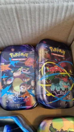 Huge 900+ Pokemon Card Bundle - Full Arts, EX, New And Unopened Mega Evo Tins - Image 3