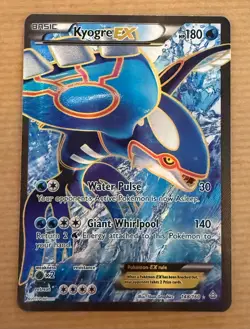 Pokemon TCG Kyogre EX 148/160 XY Primal Clash Full Art Ultra Rare. - Image 1