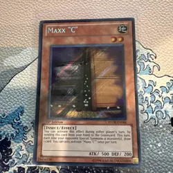 YGO Maxx "C" Secret Rare 1st Edition LP Storm Of Ragnarok STOR-EN086 - Image 1
