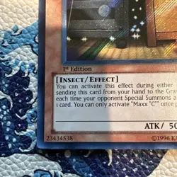 YGO Maxx "C" Secret Rare 1st Edition LP Storm Of Ragnarok STOR-EN086 - Image 5
