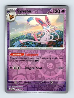 Sylveon SV: Prismatic Evolutions Rare Reverse Holo 040/131 NM/LP Pokemon Cards - Image 1