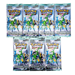 7+1 PACKS Pokemon TCG Cards Temporal Forces Cyber Judge Booster Sealed Korean - Image 1