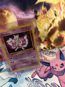 1999 Pokemon Mewtwo Promo Card Warner Bros First Movie Card. LV.60 #150 - Image 3