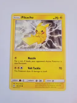 Pikachu 66/236 Cosmic Eclipse Common Pokemon Card 2019 P-2 - Image 1