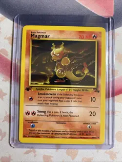 Magmar 39/62 Uncommon 1st Edition Fossil Pokemon Card Vintage Pokemon LP WOTC - Image 3